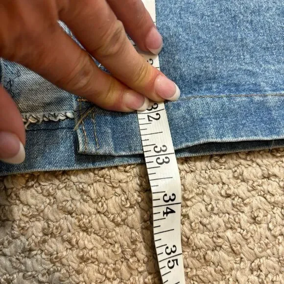 Vintage‎ Ladies 80’s Zipper Front Denim Maxi Skirt Size 14 - Picture 9 of 12